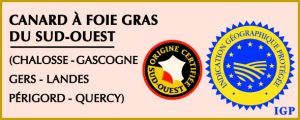 IGP Canard à foie gras du Sud ouest