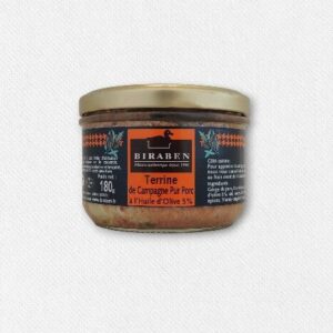 Terrine de campagne à l'huile d'olive - bocal 180g
