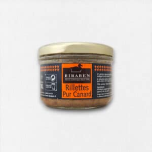 Rillettes pur canard - bocal 180g