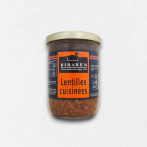 Lentilles cuisinées - bocal 770g