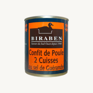 Biraben 2 cuisses de poules confites