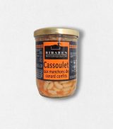 Cassoulet aux manchons de canard confits - bocal 780g