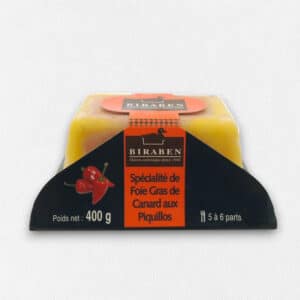 Spécialité de foie gras de canard mi-cuit aux Piquillos - 400g