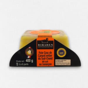 Terrine de foie gras de canard entier mi-cuit IGP Sud-Ouest au Jurançon - 400g