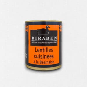 Lentilles cuisinées - boite 820g