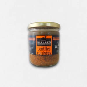Lentilles cuisinées - bocal 400g