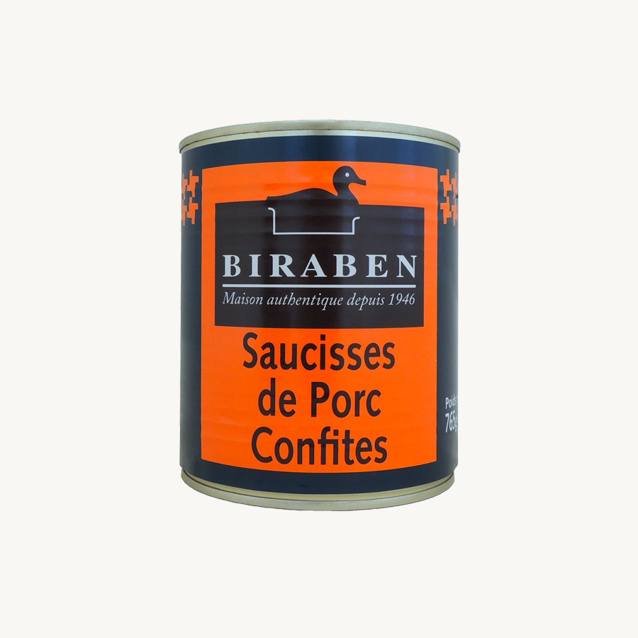 Biraben_saucisses_porc_confites