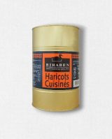 Haricots cuisinés - bidon 4100g