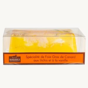 Spécialité de foie gras de canard mi-cuit Litchis vanille