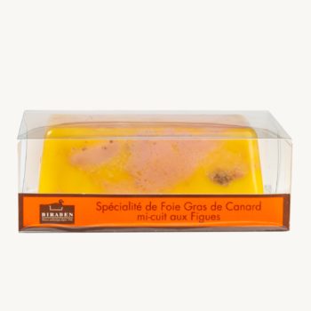 Spécialité de foie gras de canard mi-cuit aux figues