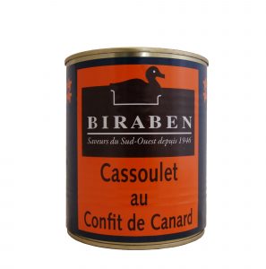 Cassoulet aux manchons de canard confits, boite 840grs