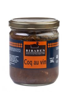 Coq au vin, bocal 380grs