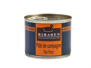 Pâté de Campagne, boite 180grs