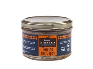 Terrine aux cèpes, bocal 180grs