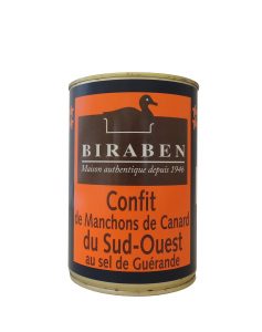 Confit de 25 manchons de canard du Sud-Ouest, bidon 3825grs