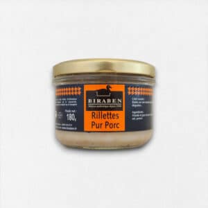 Rillettes pur porc - bocal 180g
