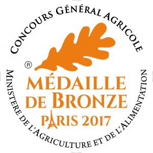 Médaille de Bronze 2017