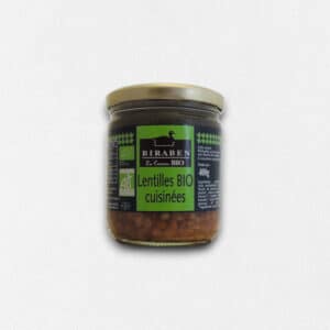 Lentilles Bio cuisinées - bocal 400g