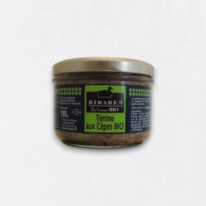 Terrine aux cèpes Bio - bocal 180g