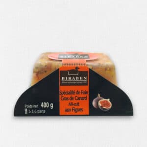 Spécialité de foie gras de canard mi-cuit aux figues - 400g