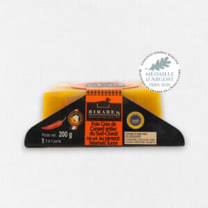 Terrine de foie gras de canard entier mi-cuit IGP Sud Ouest au piment Béarnais fumé - 200g