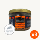 Lot de 3 bocaux 180g - Pâté recette basque