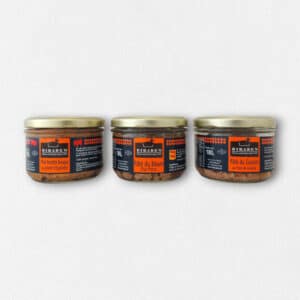Lot de 3 bocaux 180g - Pâté basque, béarn et gascon