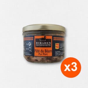 Lot de 3 bocaux 180g - Pâté du béarn