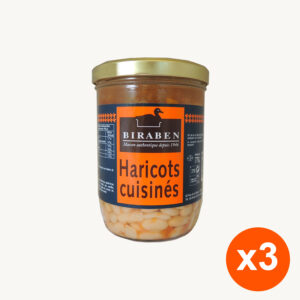 Lot de 3 bocaux 770g – Haricots cuisinés