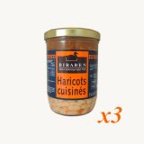 Lot de 3 bocaux 770g – Haricots cuisinés