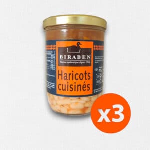 Lot de 3 bocaux 770g – Haricots cuisinés