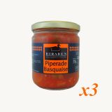 Lot de 3 bocaux 375g – Piperade basquaise