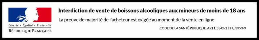 bandeau vente alcool maison biraben