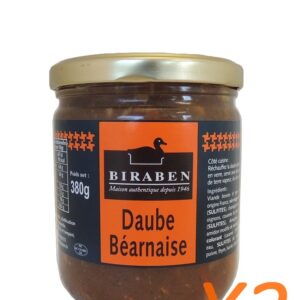 Lot de 3 bocaux 380g - Daube béarnaise