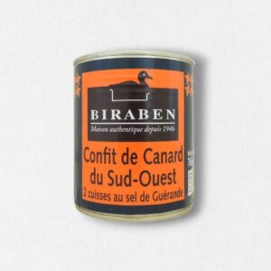 Confit de canard du Sud-Ouest 2 cuisses - boite 765g