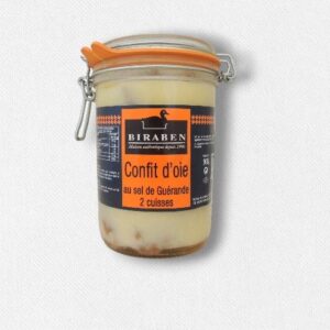 2 cuisses d'oie confites - bocal 900g