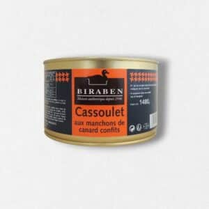 Cassoulet aux manchons de canard confits - boite 1480g