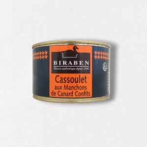 Cassoulet aux manchons de canard confits - boite 400g