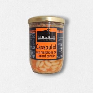 Cassoulet aux manchons de canard confits - bocal 780g