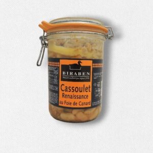 Cassoulet Renaissance au foie de canard - bocal 1000g