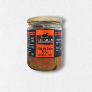 Têtes de cèpes extra cuisinés à l'huile- bocal 350g